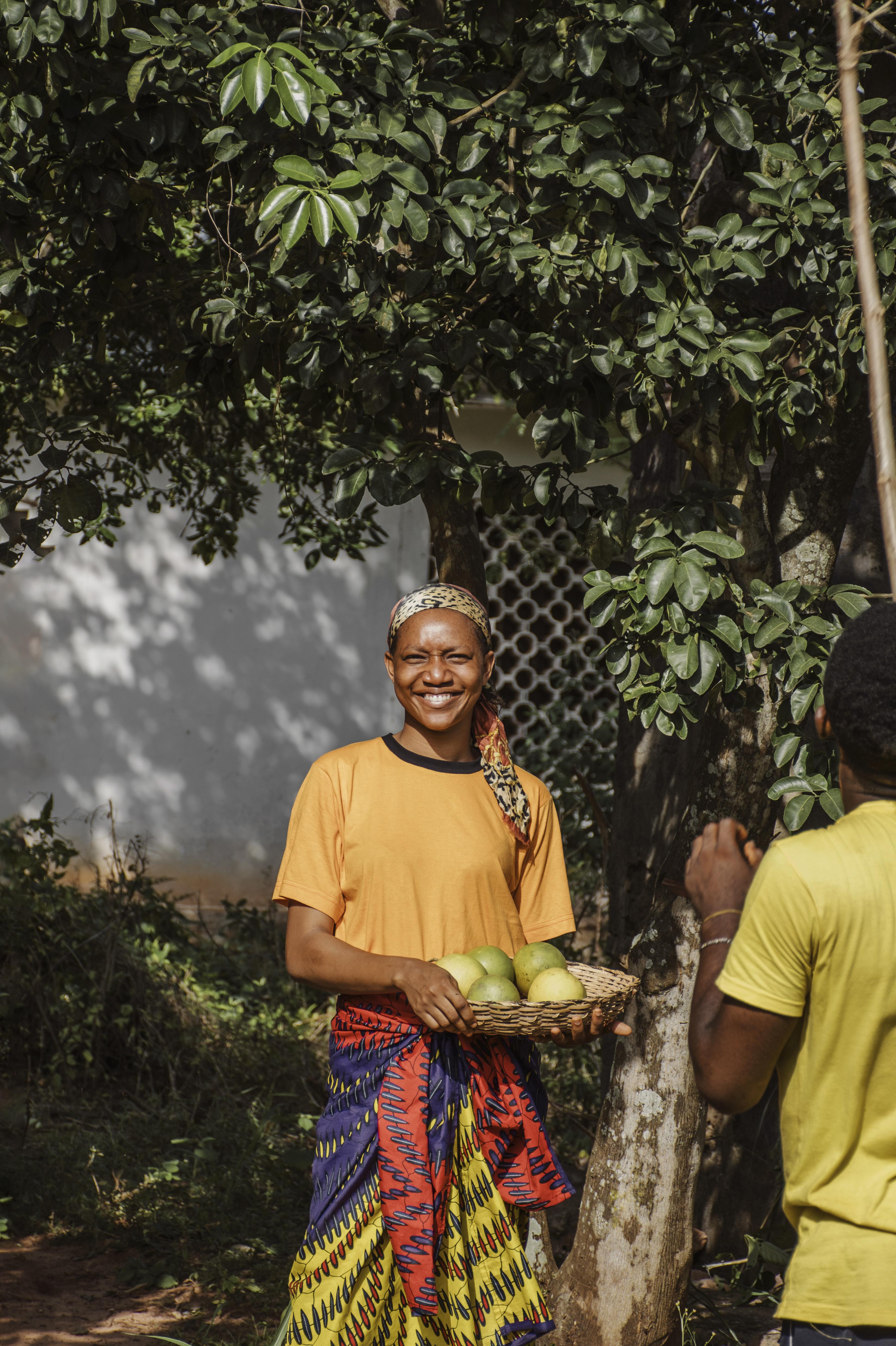 Cooperative members with the day&rsquo;s produce at the collection point